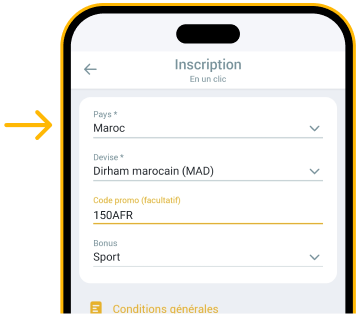 Sélectionner son pays Télécharger Melbet Android